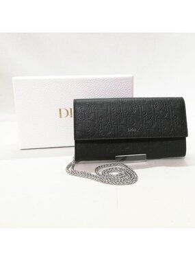 Dior Wallet Chain Black